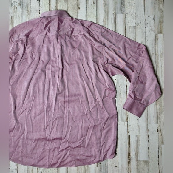 Jos. A Bank Travelers Collection Men's XL Purple Long-Sleeve Button-Up Shirt - Picture 12 of 13